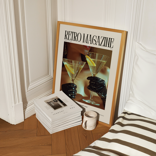 Retro Revival 05 Magazine Cover Printable Poster