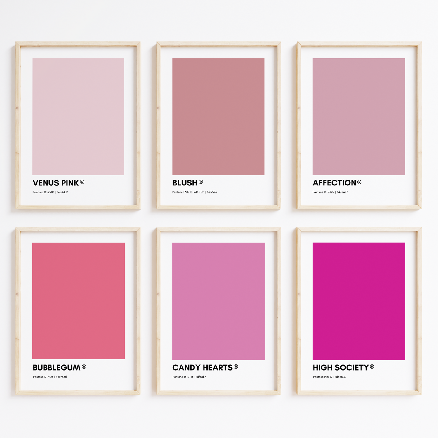 Pink Pantone Collection