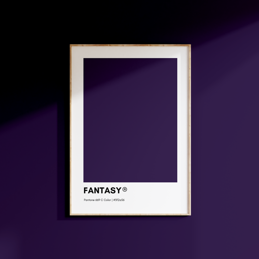 Fantasy Pantone Print Poster