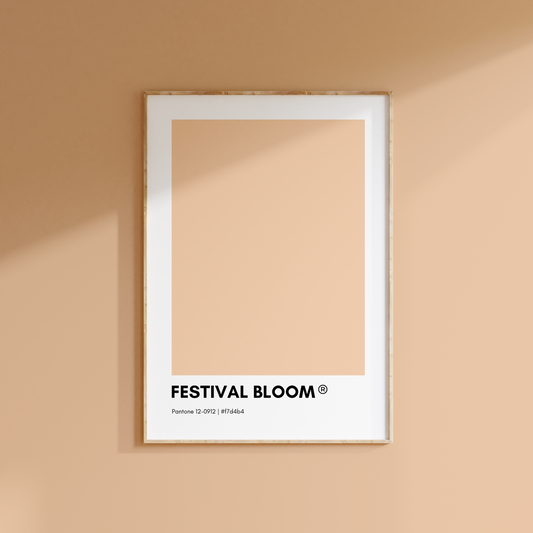 Festival Bloom Print Poster