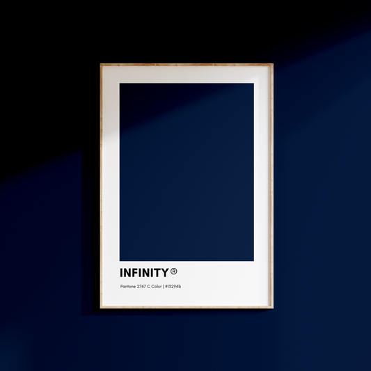 Infinity Pantone Print Poster