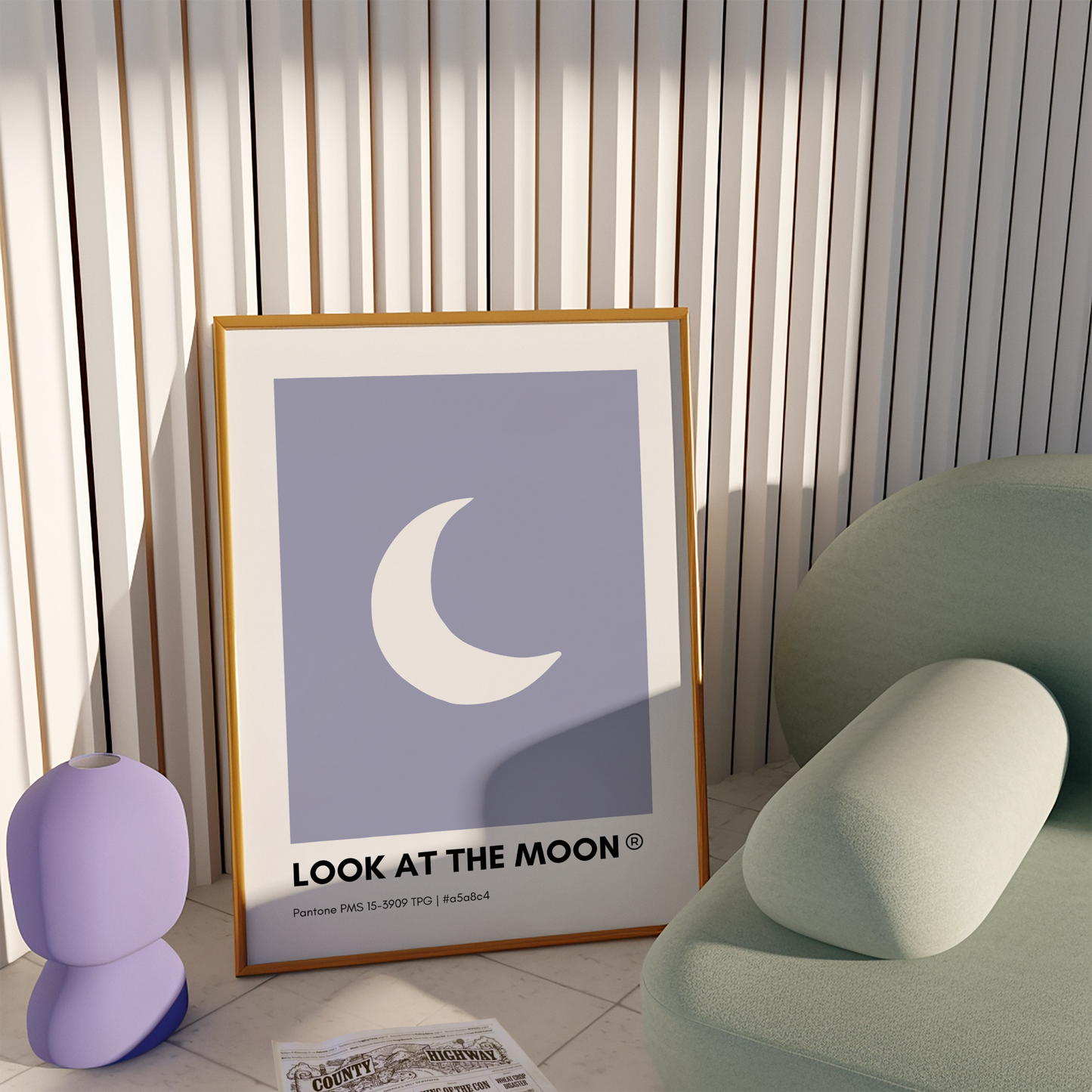 Look At The Moon Pantone