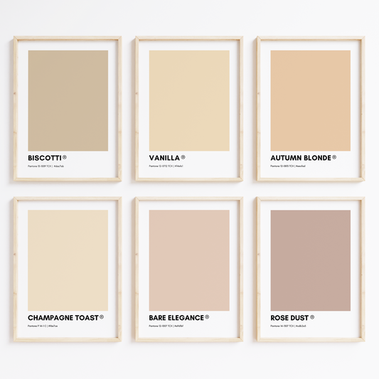 Soft Nude Beige Pantone Collection