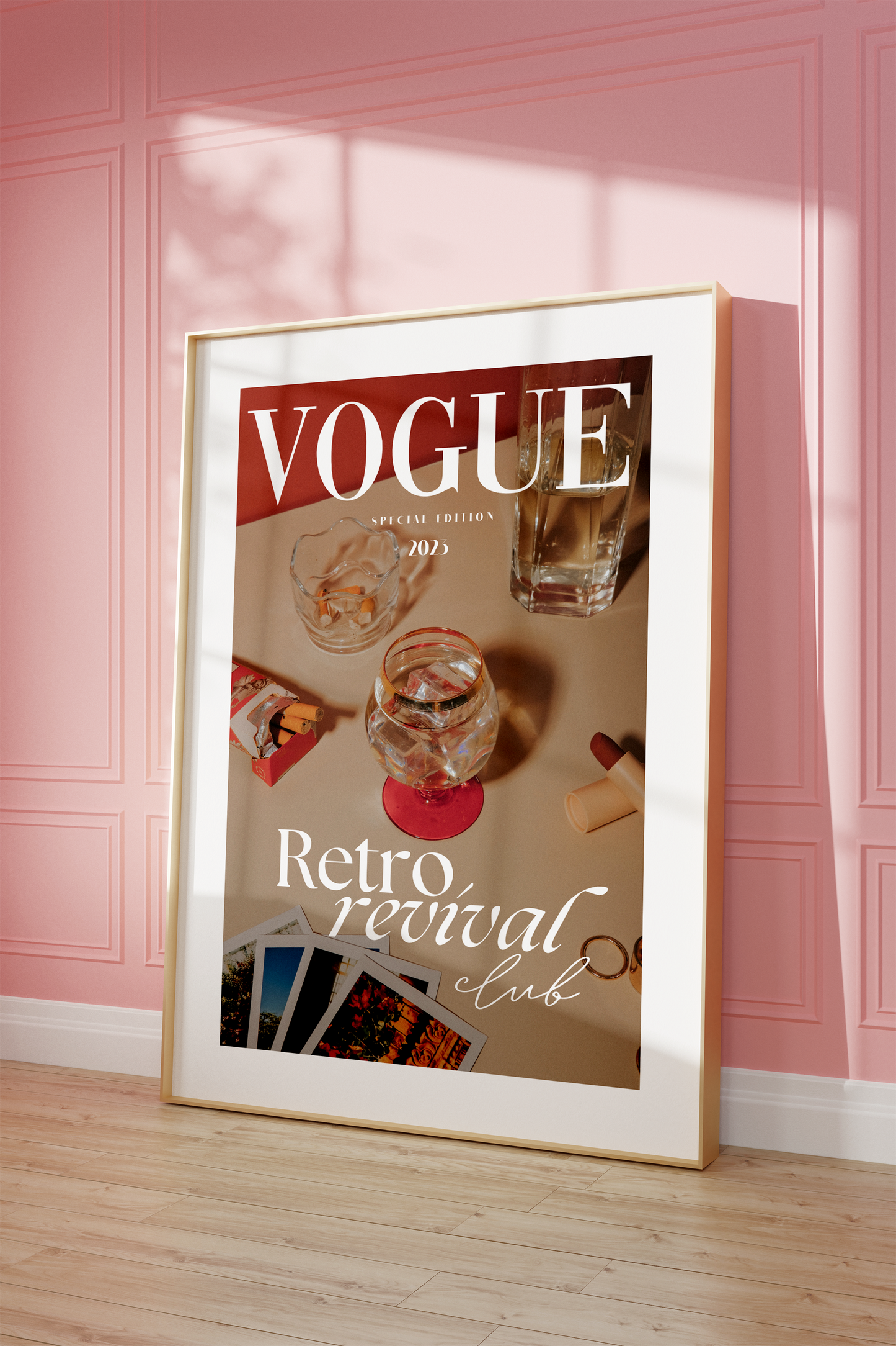 Vogue Retro Revival Print Poster