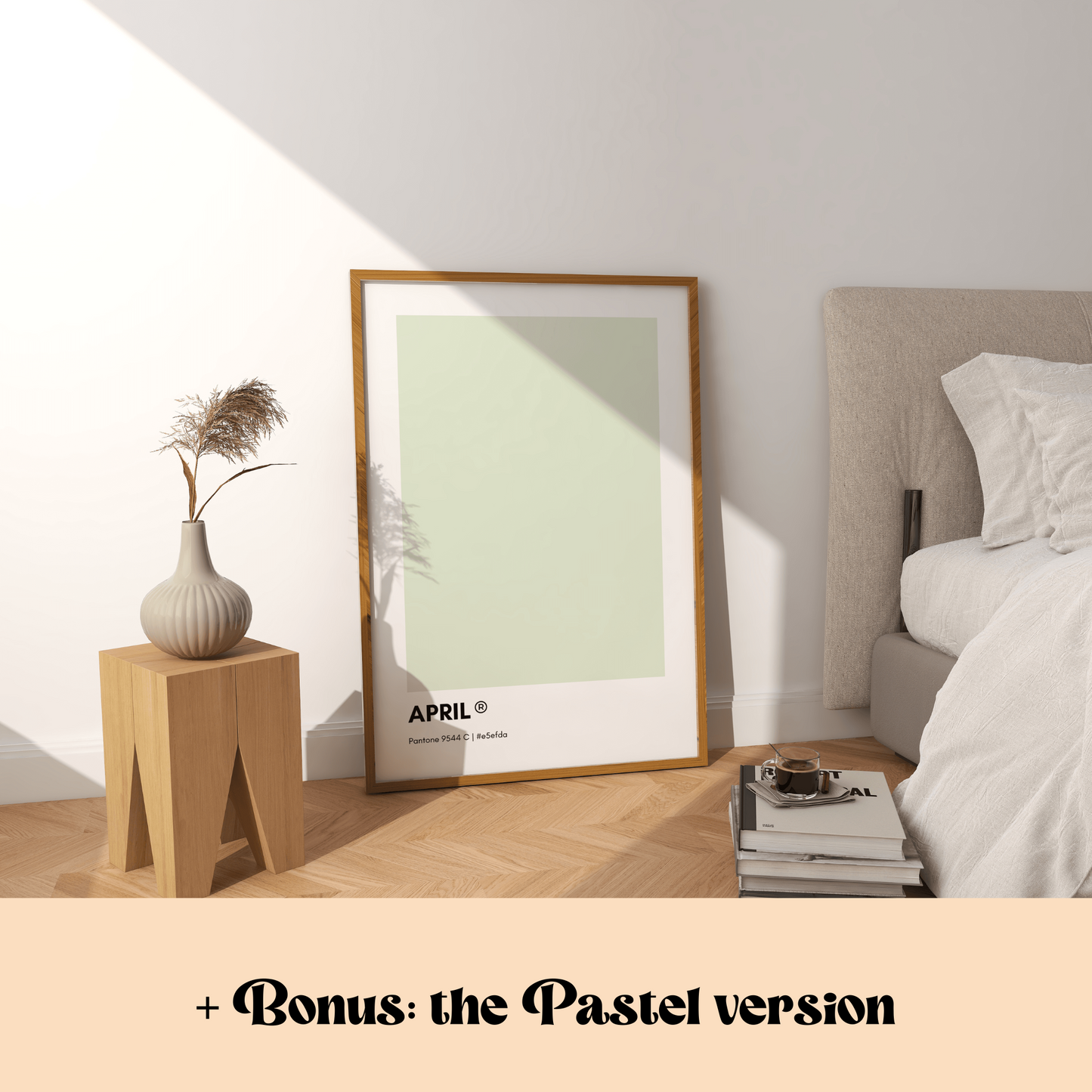 April Pantone Print Poster