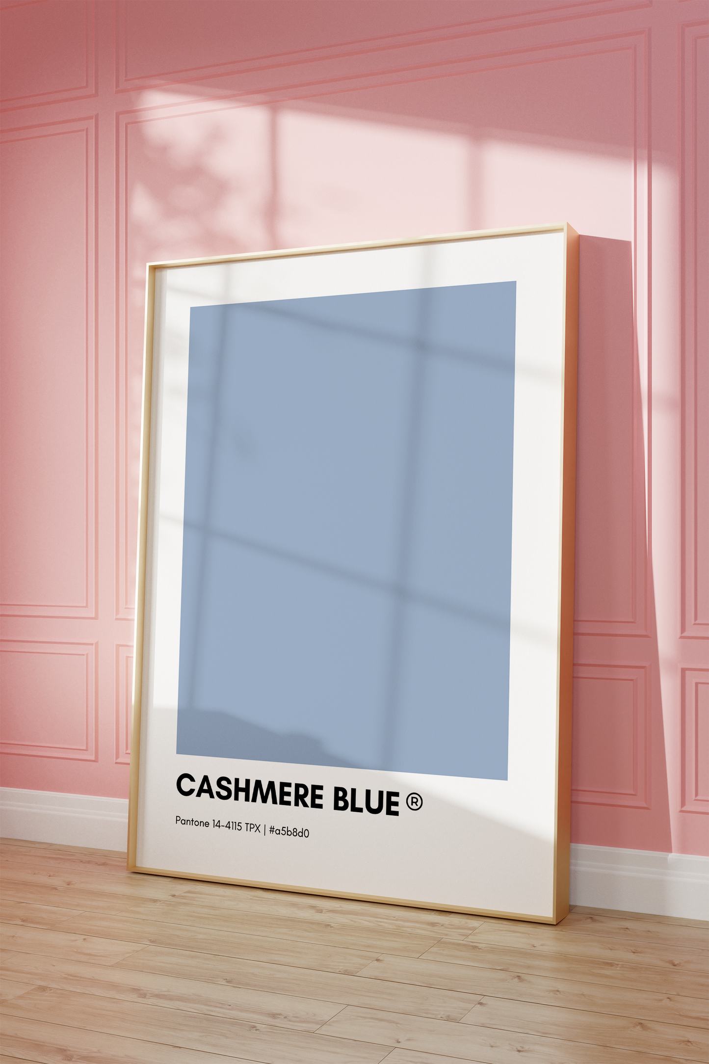 Cashmere Blue Pantone Print Poster