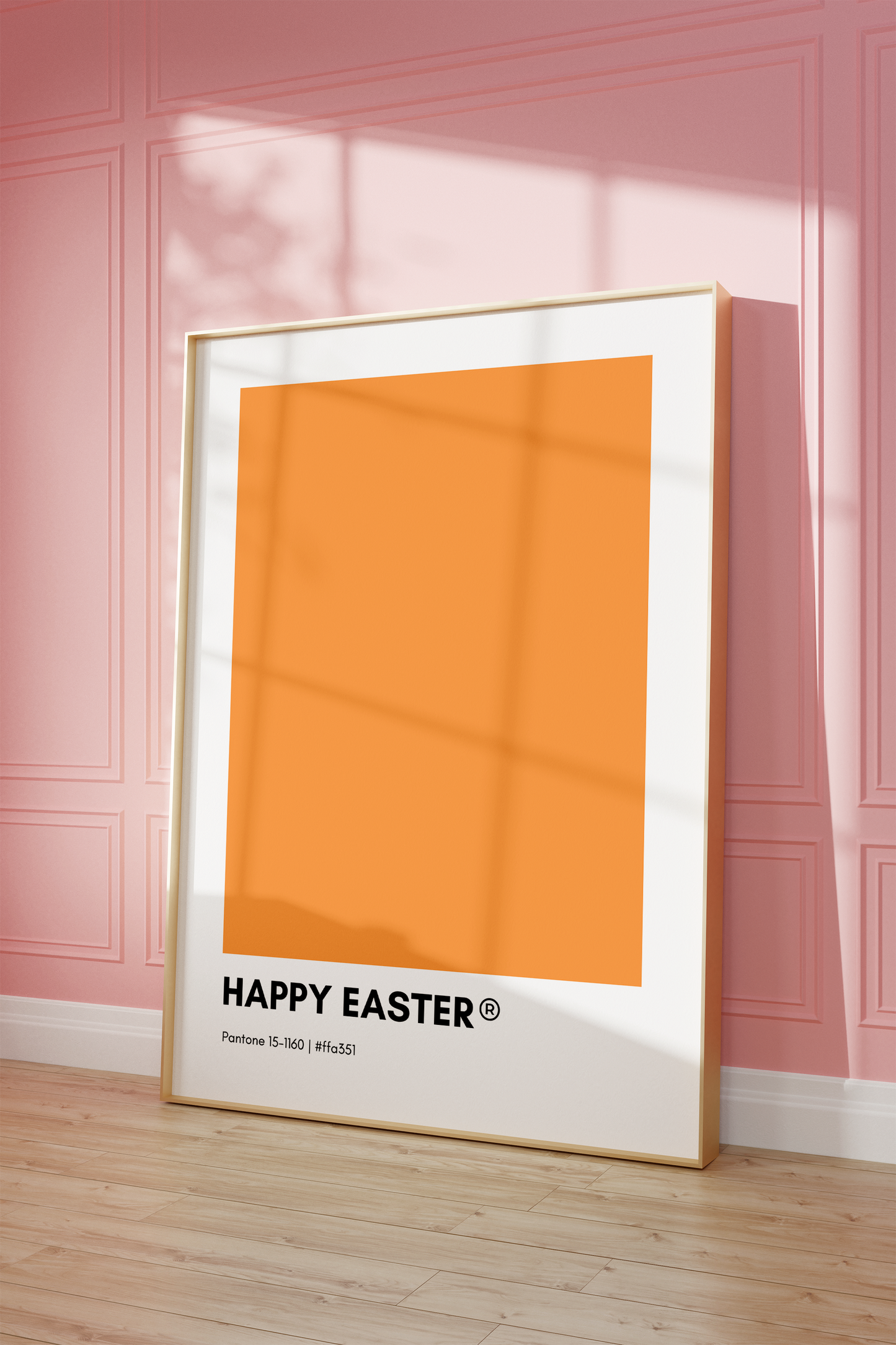 Happy Easter Pantone Print Poster