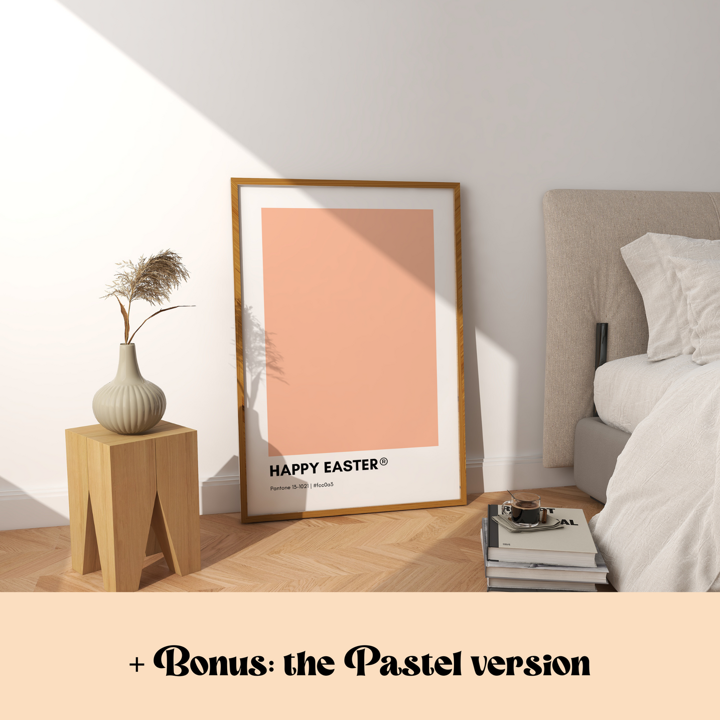 Happy Easter Pantone Print Poster