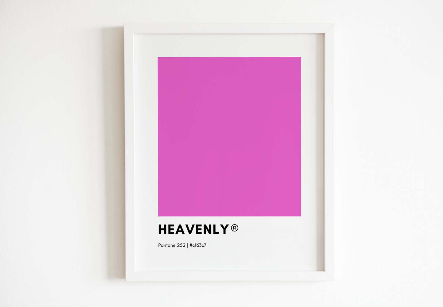 Heavenly Pantone Print Poster