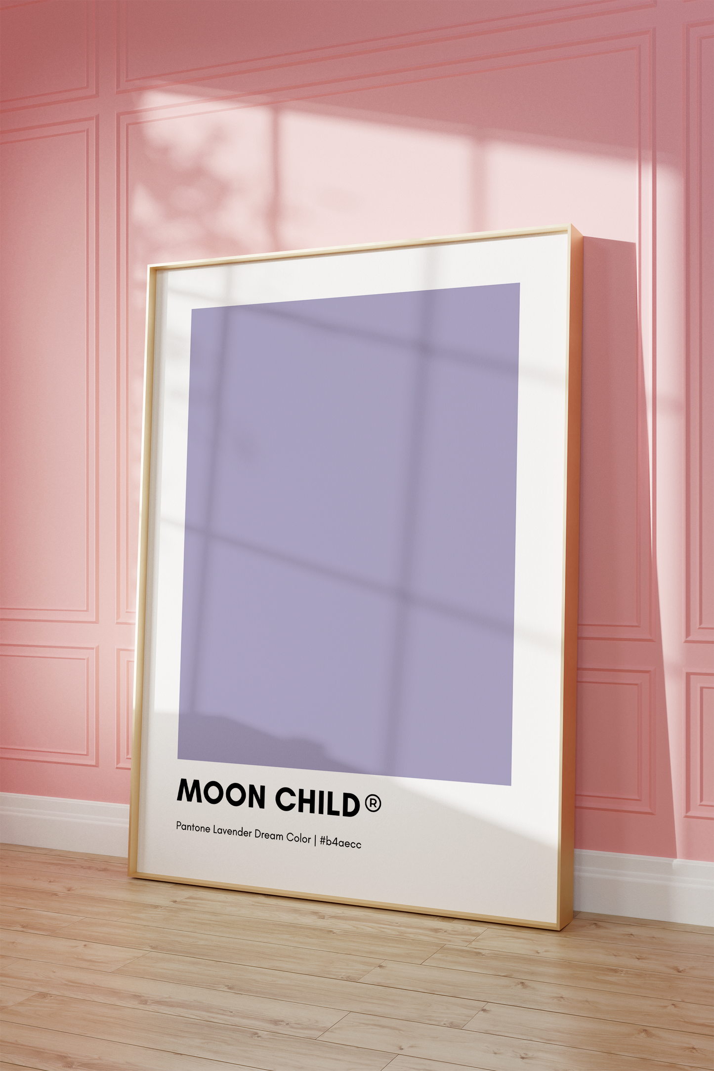 Moon Child Pantone Print Poster