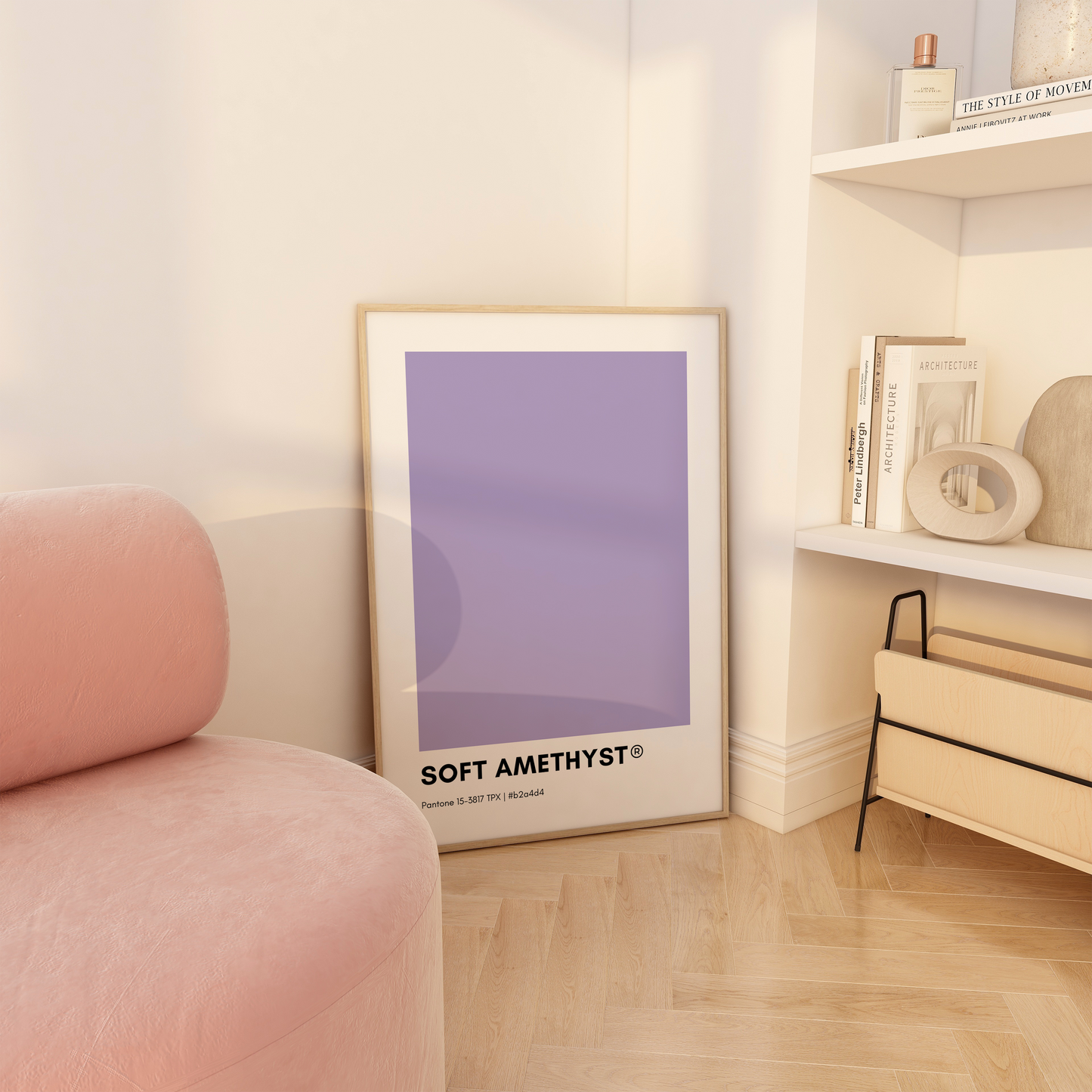 Soft Amethyst Pantone Print Poster