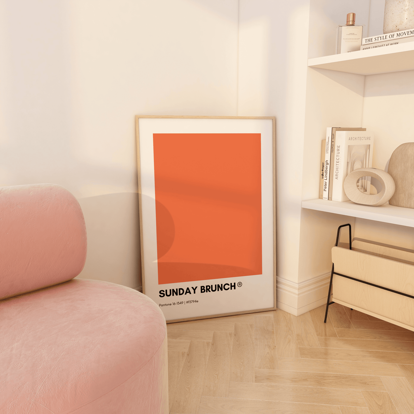 Sunday Brunch Pantone Print Poster