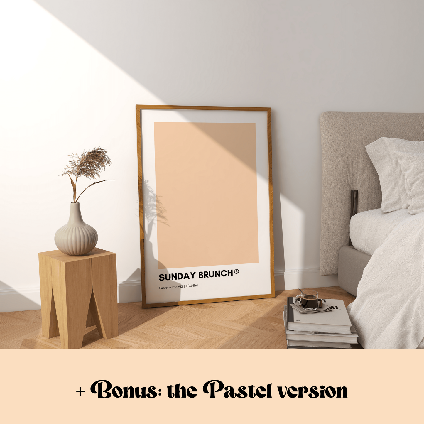 Sunday Brunch Pantone Print Poster